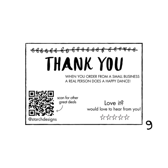 Various design Small Business Thank U StiX - Picture 14 of 16